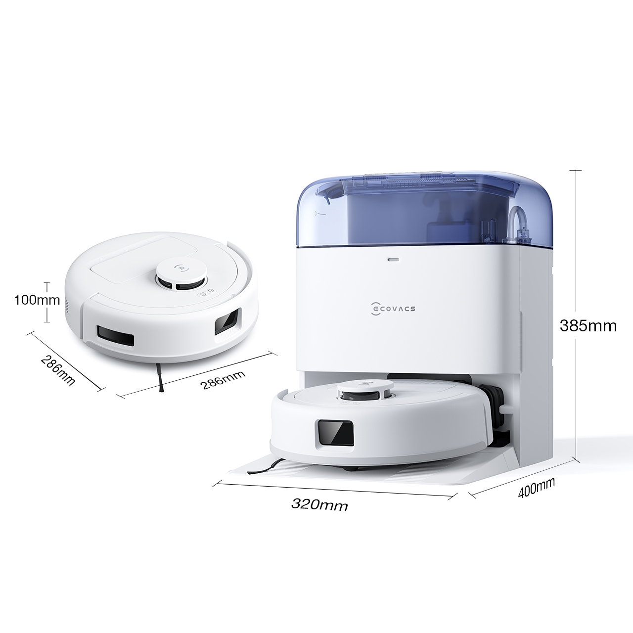 Ecovacs Deebot Mini robotdammsugare med moppfunktion